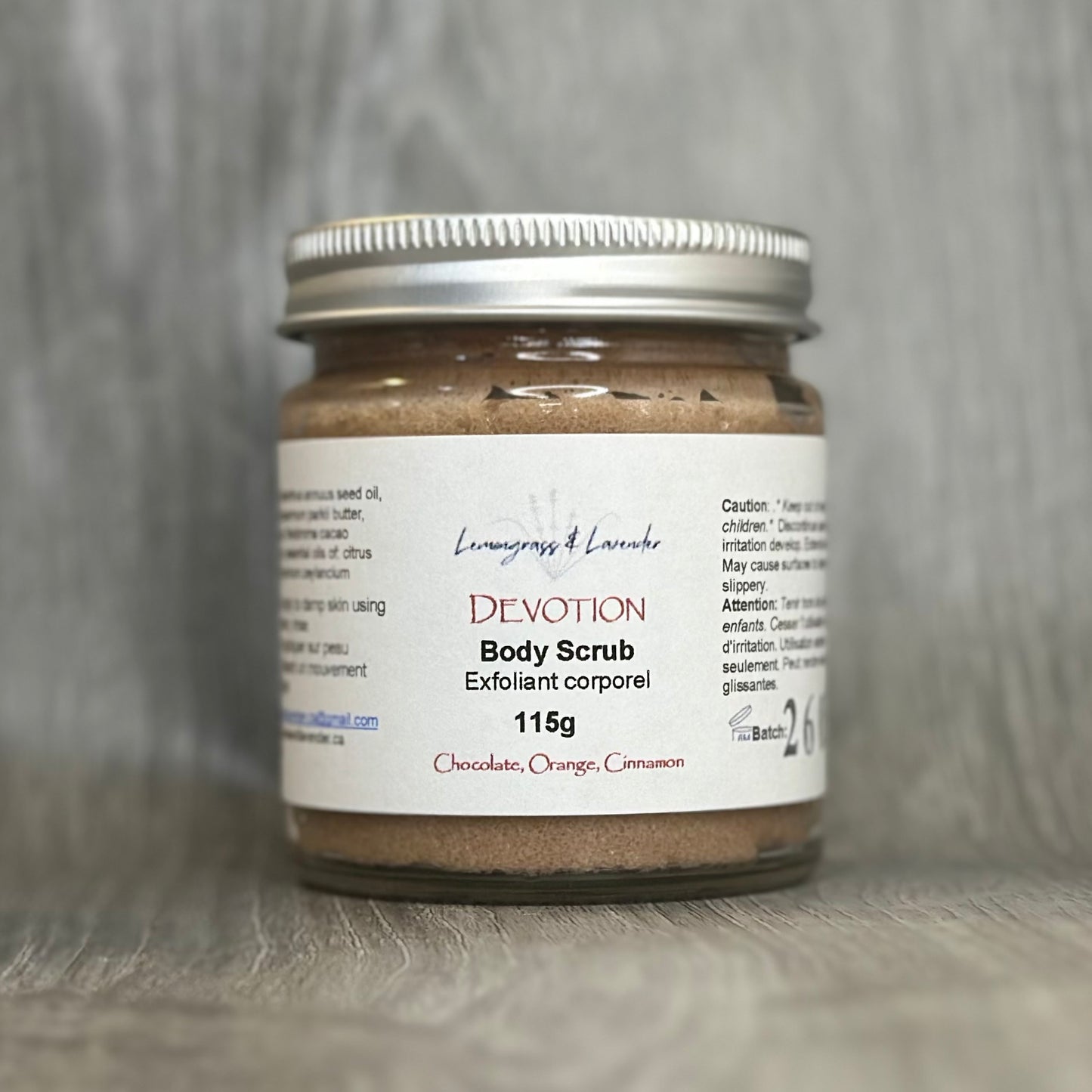 Devotion Body Scrub
Handmade in Ottawa, ON, Canada with plant derived ingredients. Packaged with eco-friendly materials.