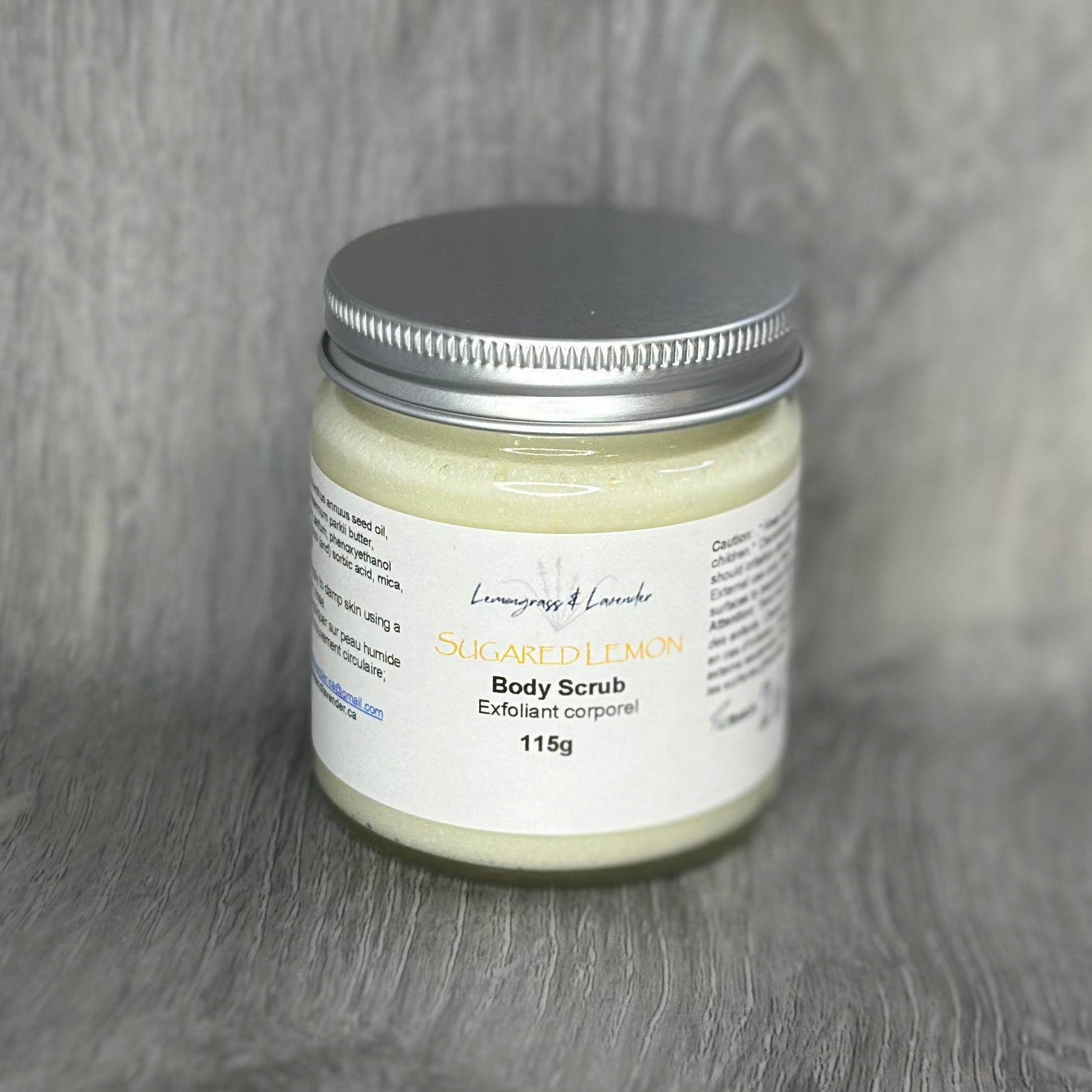 Sugared Lemon Body Scrub
Handmade in Canada
Eco-friendly packaging. Plant-based skin care. 
