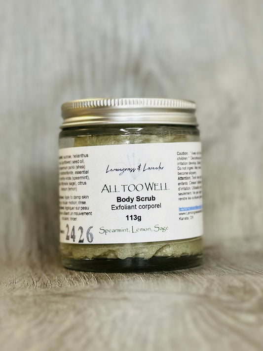 All Too Well Body Scrub/ exfoliant corporel