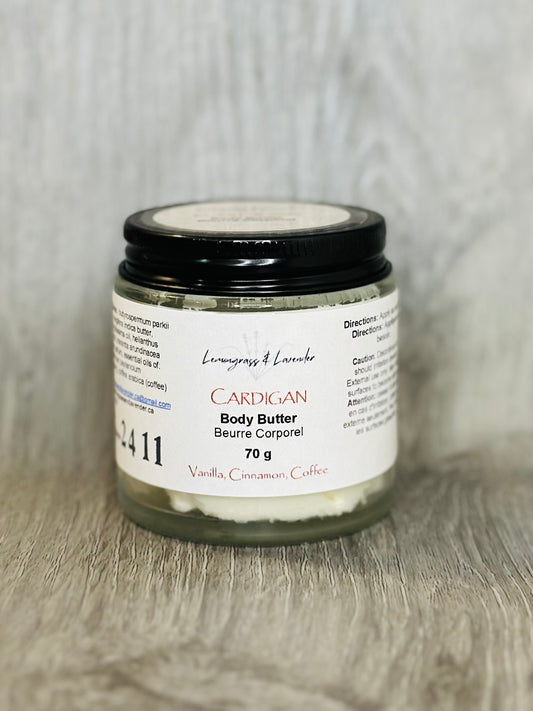 Cardigan Body Butter/beurre corporel