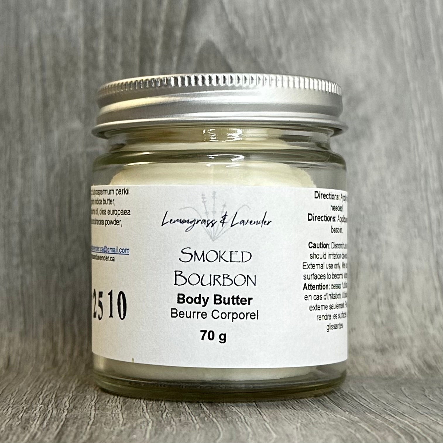 Smoked Bourbon Body Butter/beurre corporel