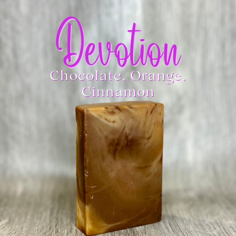 Devotion Bar Soap
Handmade in Ottawa, ON, Canada 
Made with plant-derived ingredients, packaged with sustainable materials