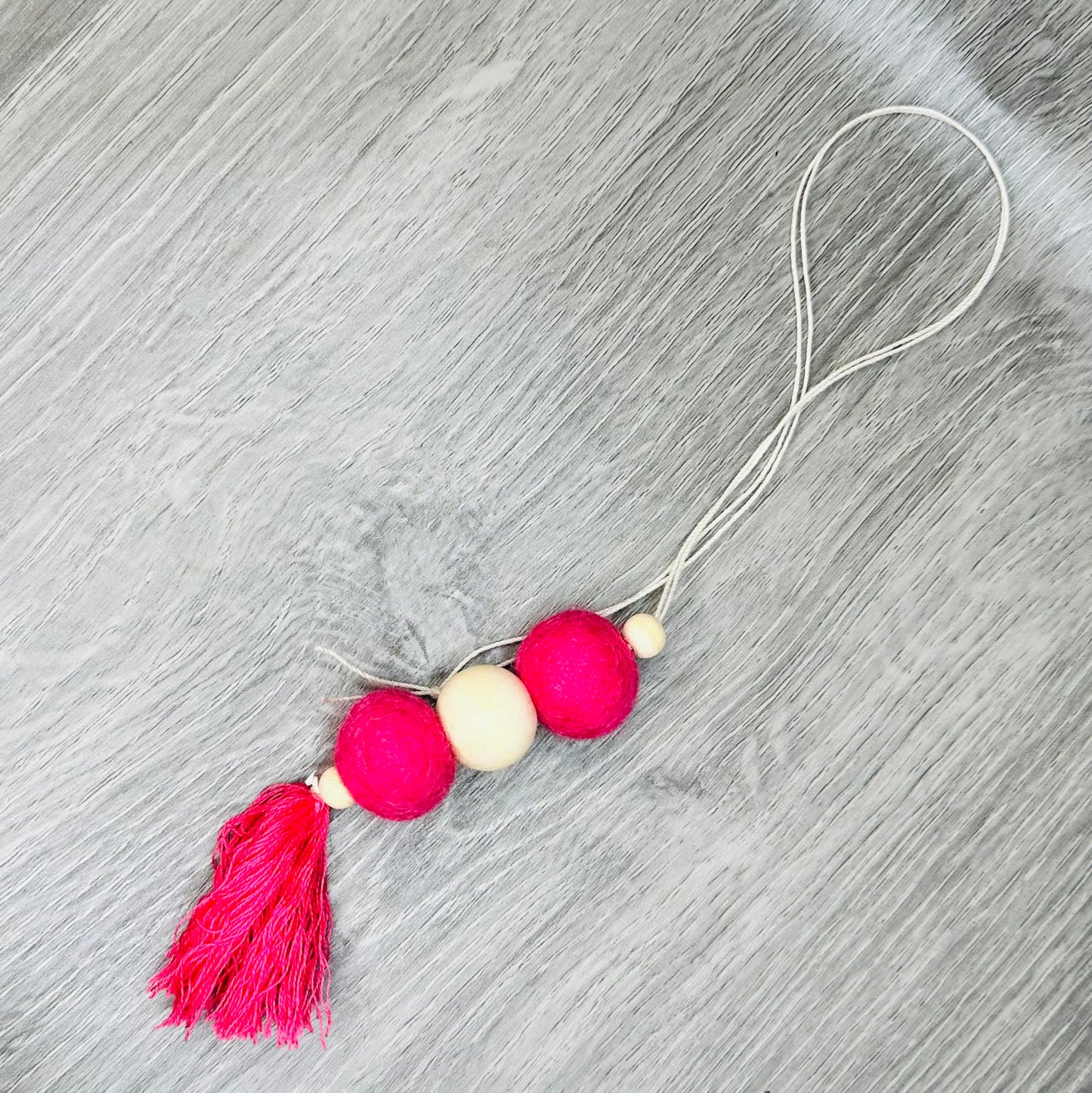 Essential Oil Diffuser Charm - Wool Puffs