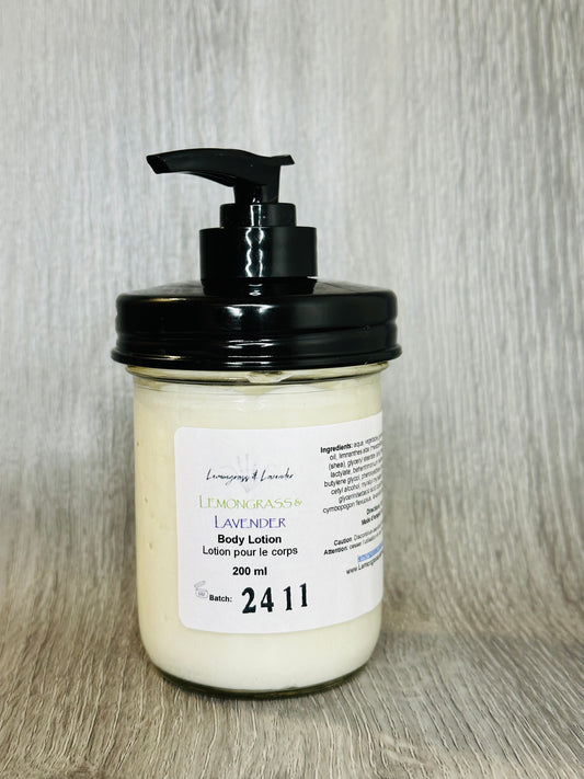 Lemongrass & Lavender Body Lotion/lotion corporel