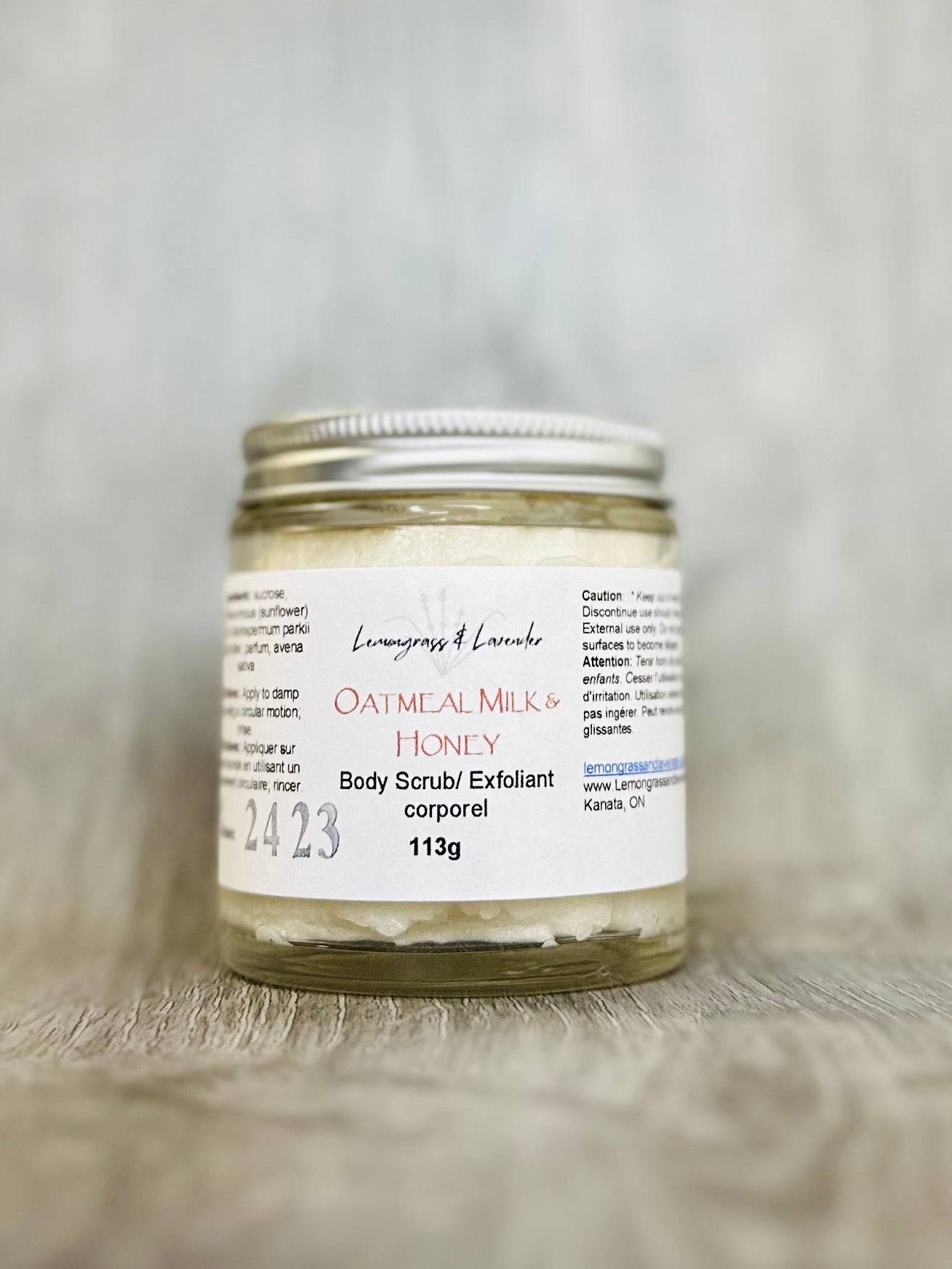 Oatmeal Milk & Honey Body Scrub/exfoliant corporel