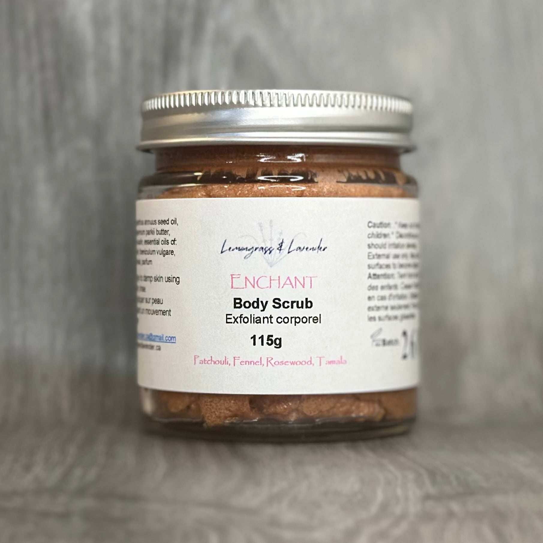 Enchant Body Scrub
Handmade in Ottawa, ON, Canada with plant derived ingredients. Packaged with eco-friendly materials. 