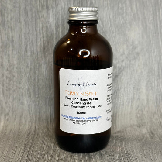 Pumpkin Spice Foaming Hand Wash Concentrate/Savon moussant concentrée