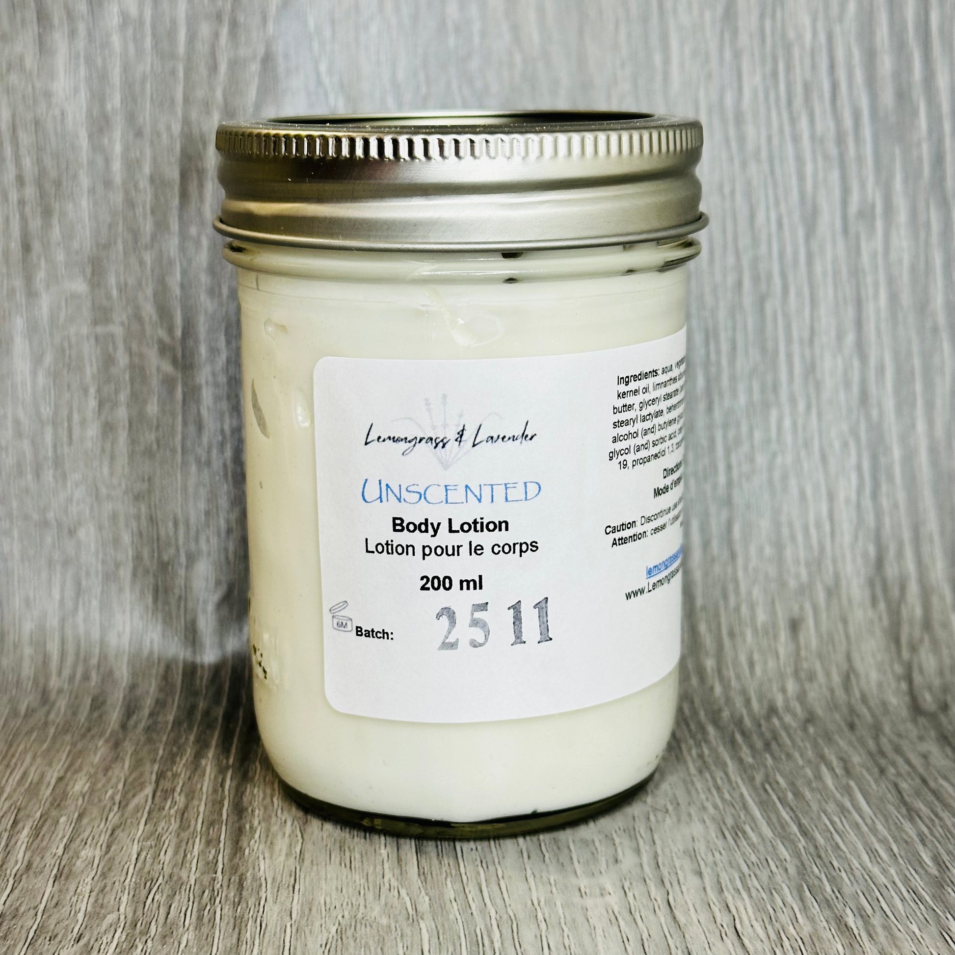 Unscented Body Lotion 200ml refill