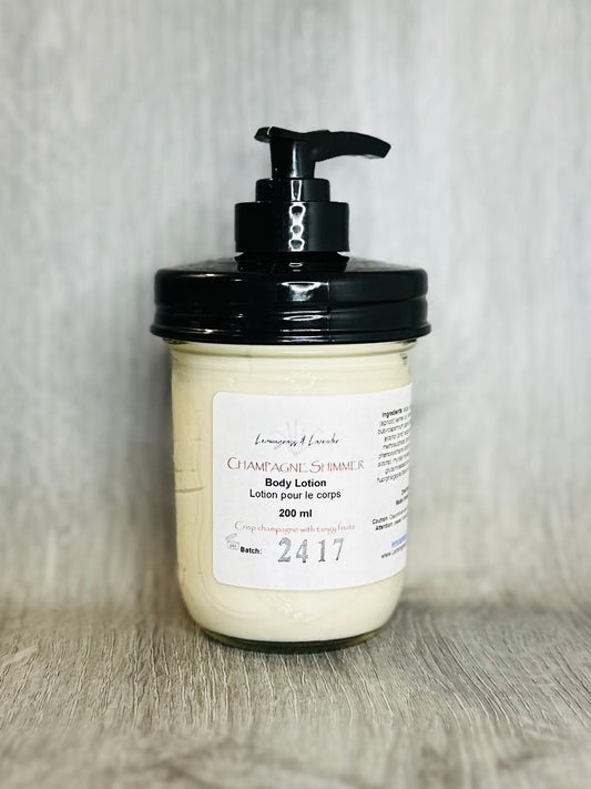 Champagne Shimmer Body Lotion/lotion corporel 