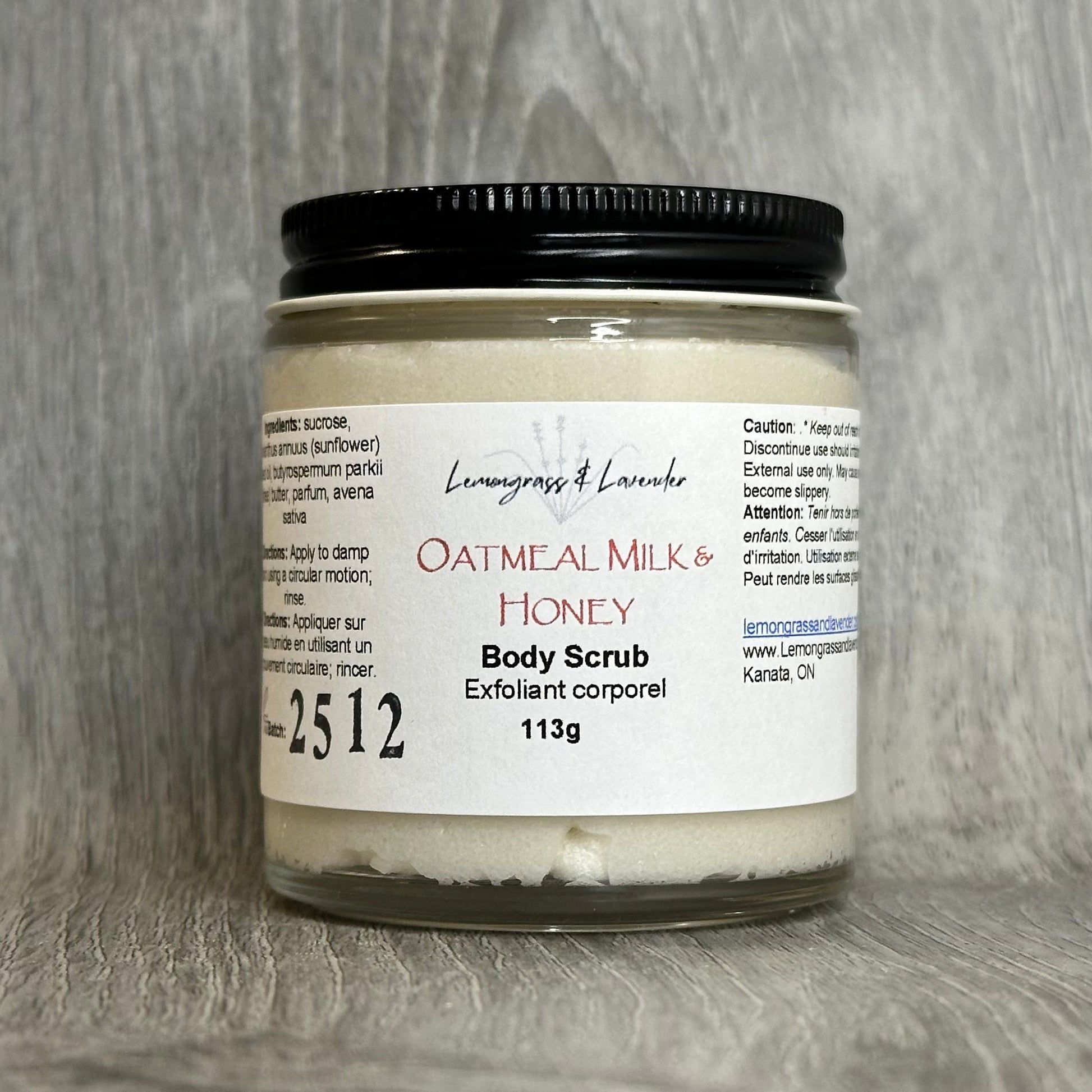 Oatmeal Milk & Honey Body Scrub/exfoliant corporel