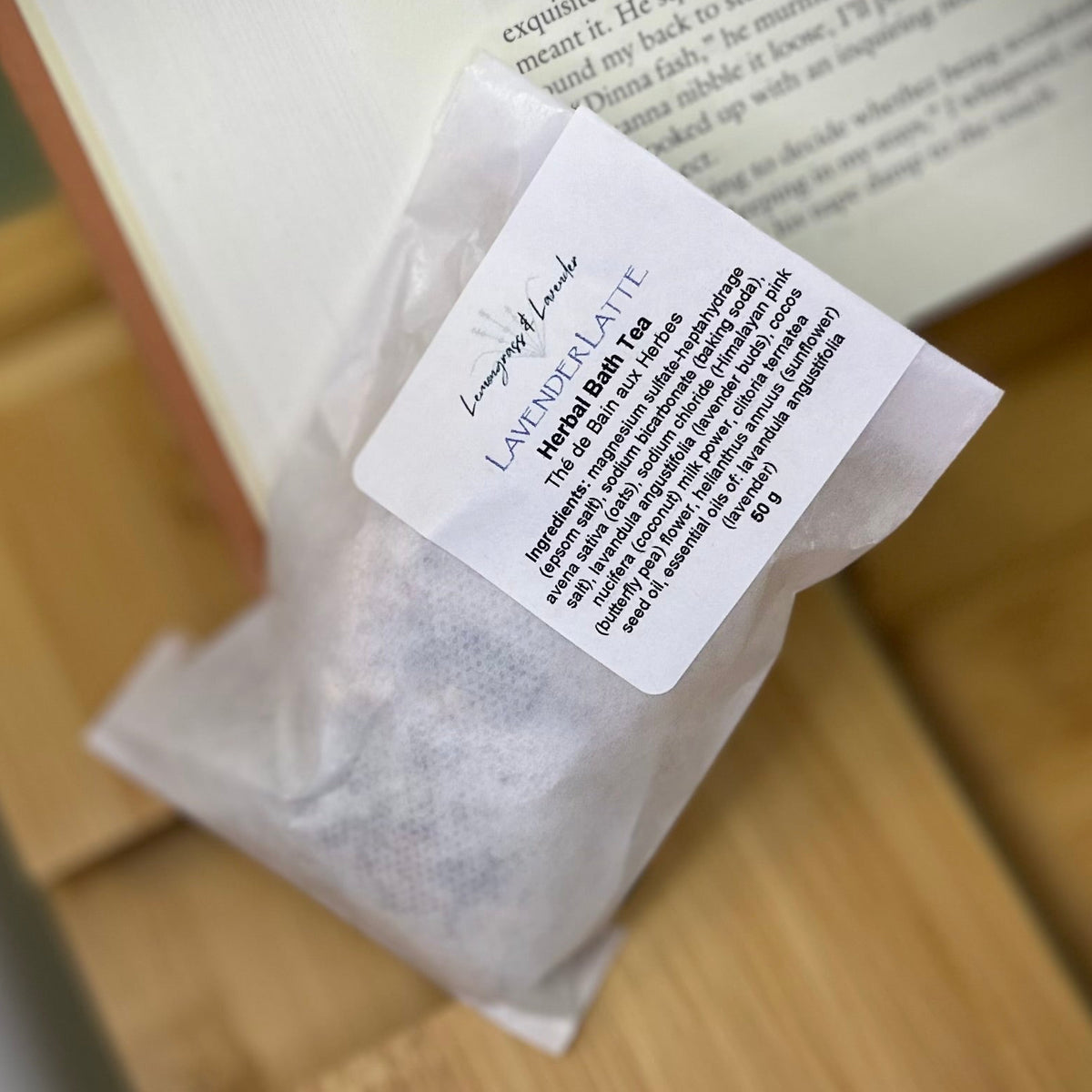 Lavender Latte Herbal Bath Tea