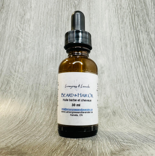 Beard & Hair Oil/huile barbe et cheveux