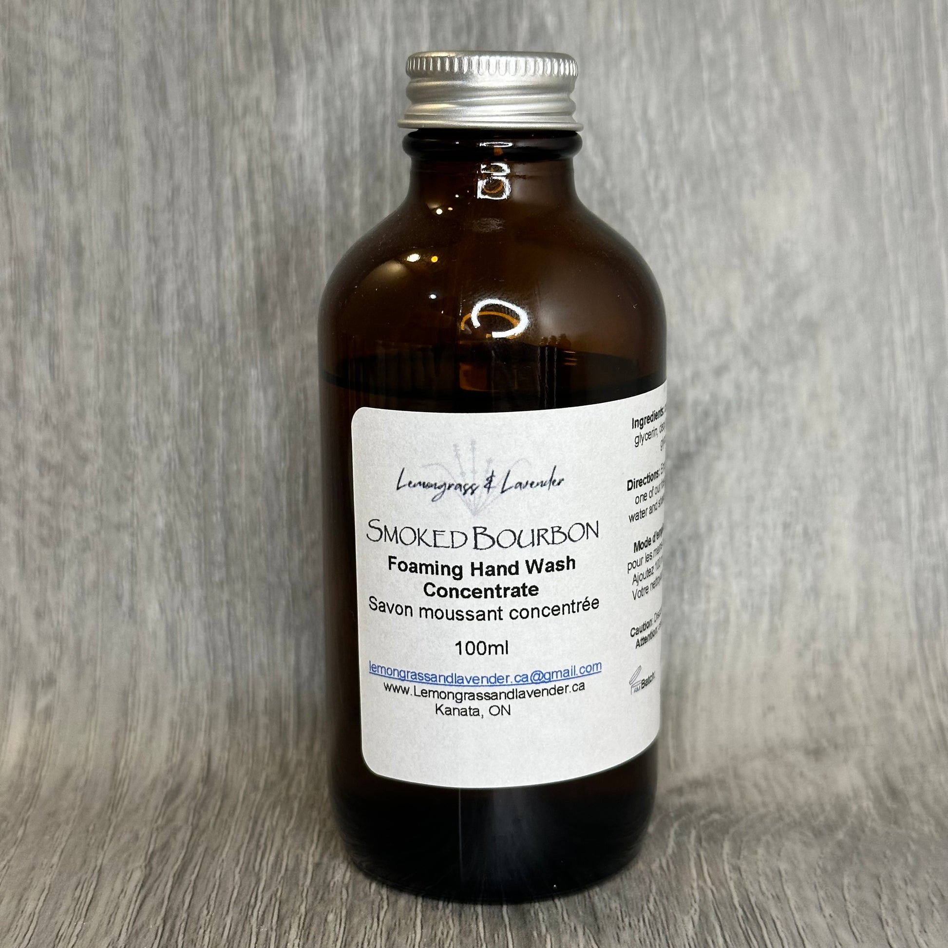 Smoked Bourbon Foaming Hand Wash Concentrate/Savon moussant concentrée