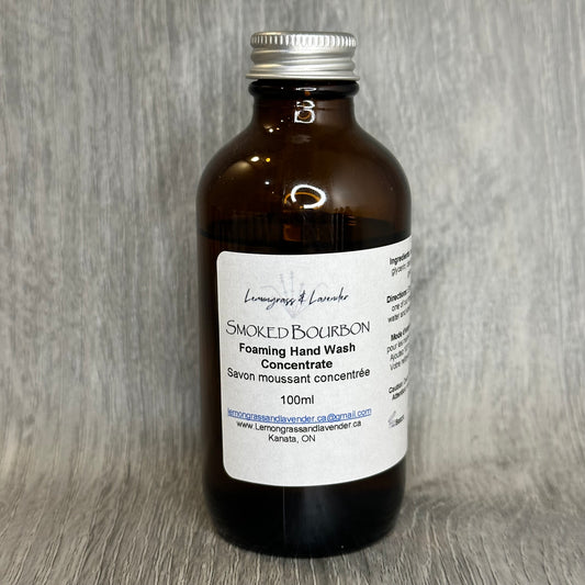 Smoked Bourbon Foaming Hand Wash Concentrate/Savon moussant concentrée