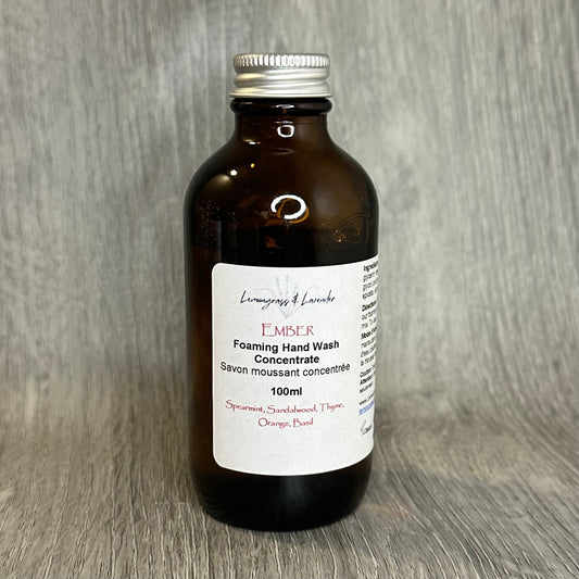 Ember Foaming Hand Wash Concentrate/Savon moussant concentrée
Made in Canada
Sustainable packaging