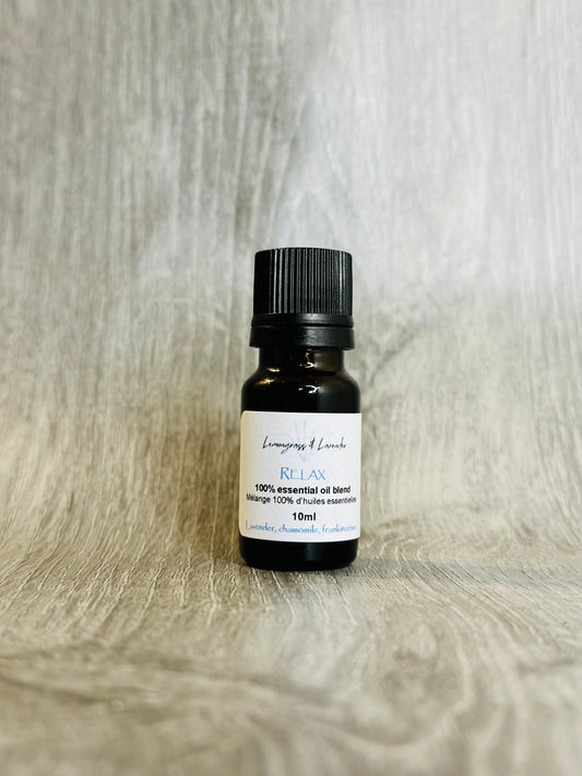 Relax Essential Oil Blend/Mélange 100% d'huiles essentielles